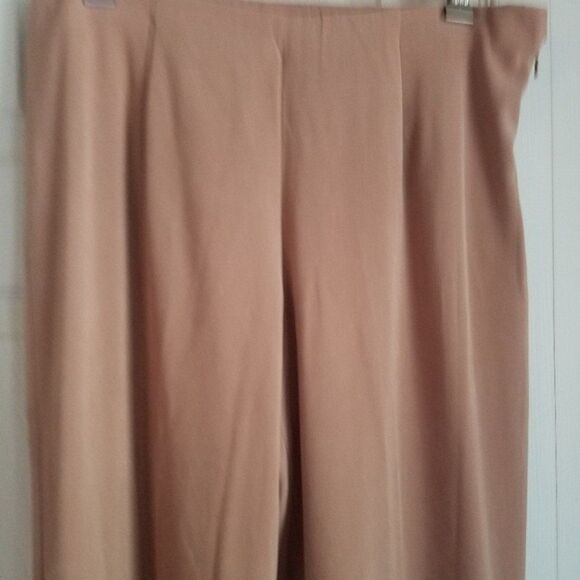 Coldwater Creek Tan Flat Front Dress Pants Size 12P - Picture 4 of 7